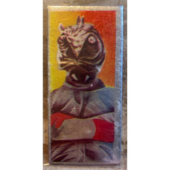 Vintage Japanese Kaiju Monster Art Card In Protective Sleeve Collectible - Picture 1 of 3
